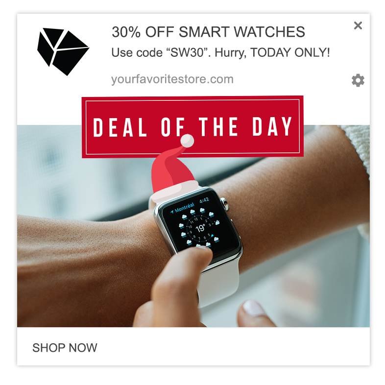 deal of the day web push